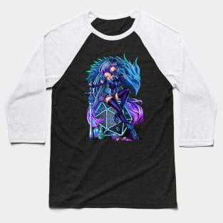 Dungeons and Dragons Anime Girl Baseball T-Shirt